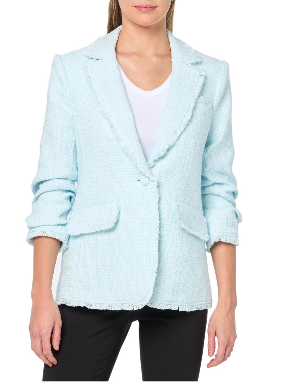 Cinq à Sept Khloe Bouclé Blazer Size 14